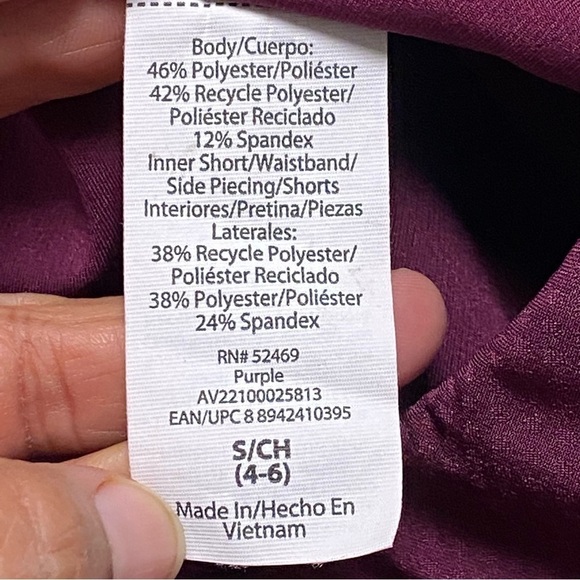 Avia Athletic Tennis Golf Skort maroon Size Small - Picture 11 of 11